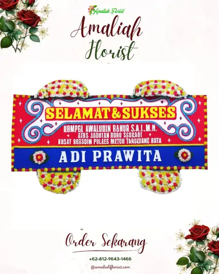 Papan Bunga Ucapan Selamat Ambokembang